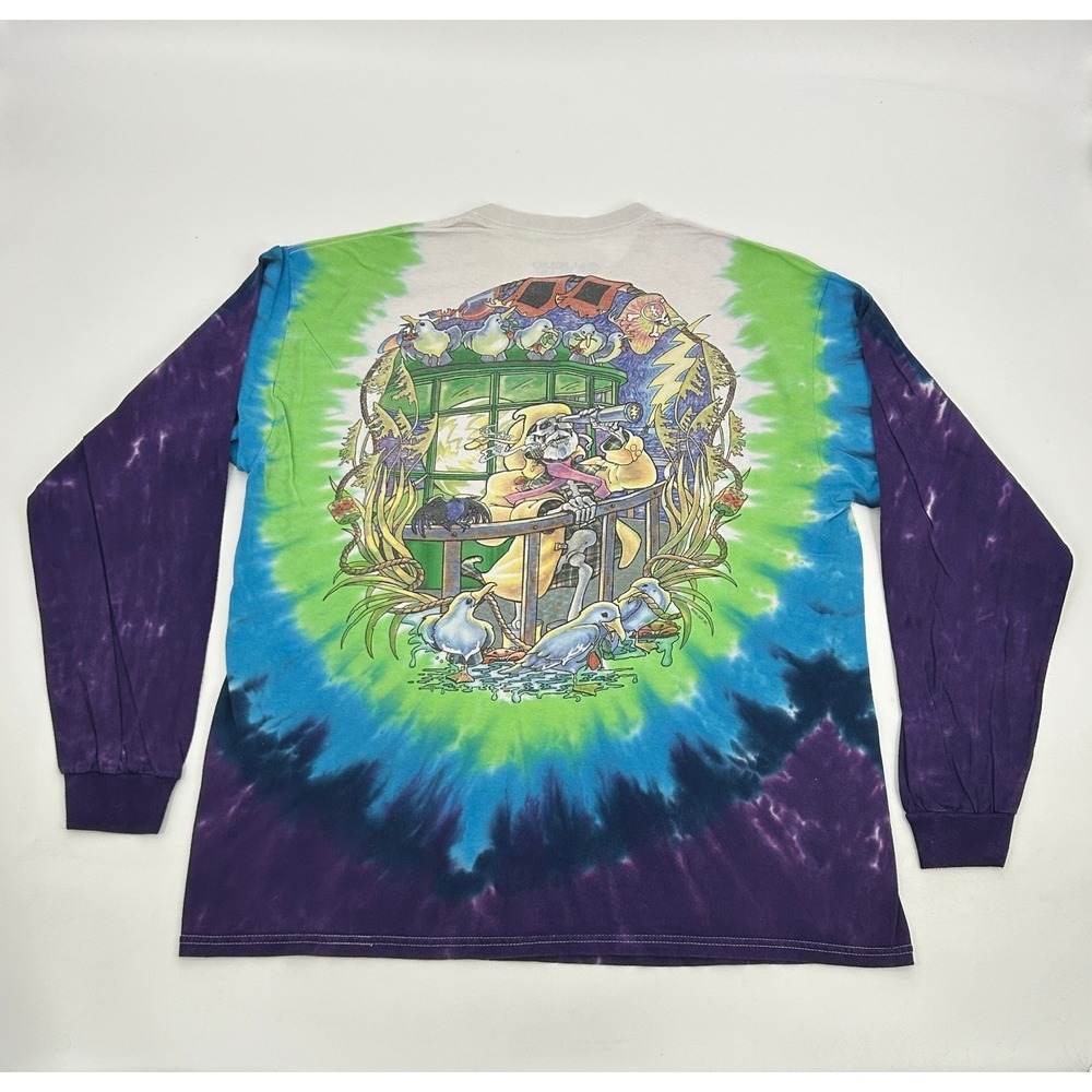 Liquid Blue Grateful Dead Shirt Mens XL Tie Dye Long Sleeve Watchtower 2000 - Picture 6 of 11